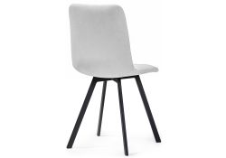 Стул на металлокаркасе Чилли черный / светло-серый