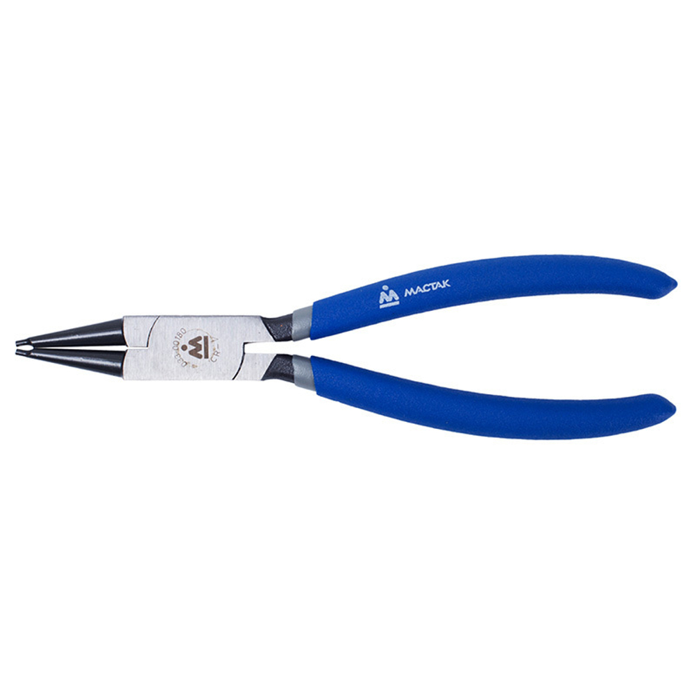 МАСТАК (033-00180H) Съемник для стопорных колец 180 мм, прямые губки, сжатие