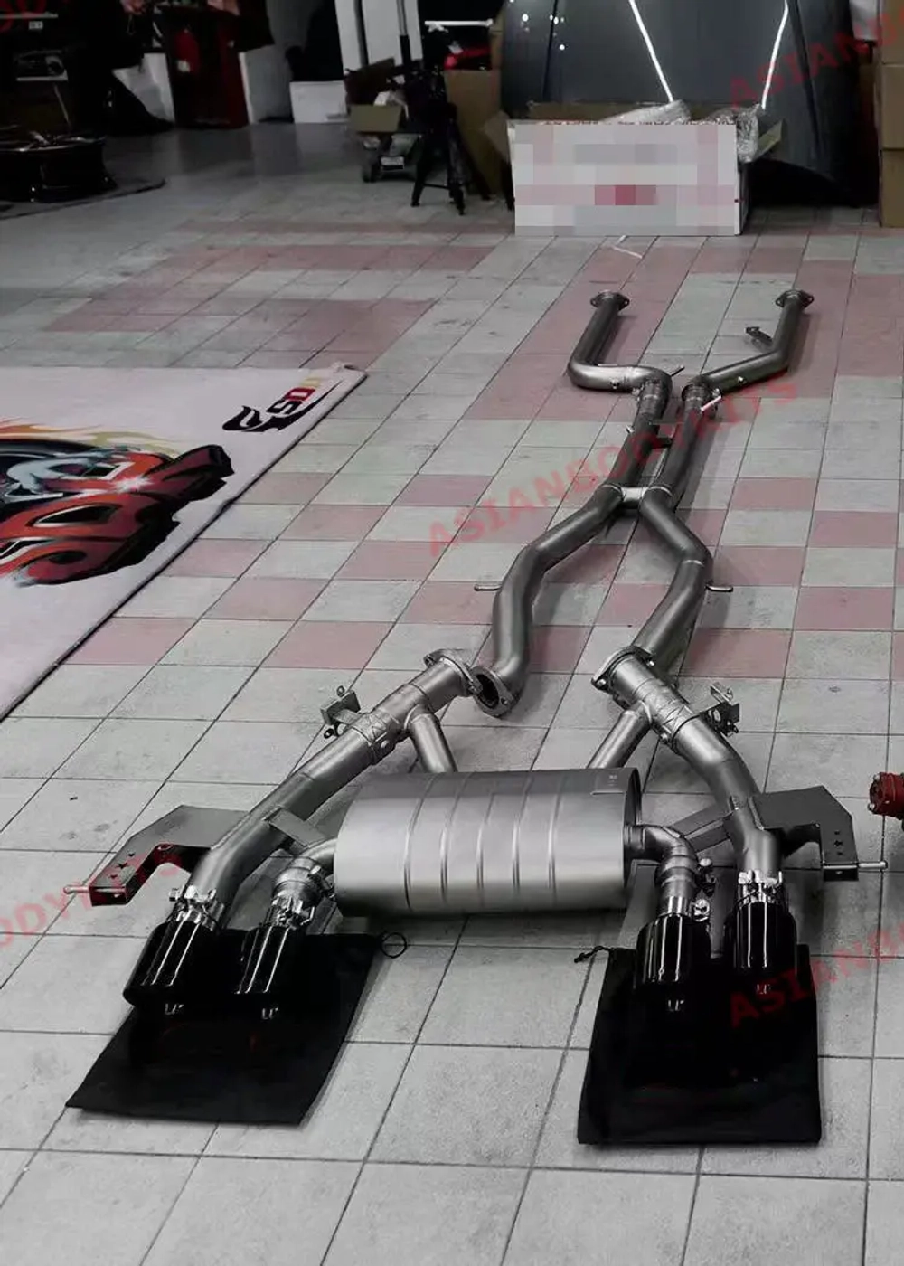 Выхлопная система для BMW M4 G82 2021+ 3.0 БМВ М4 Выхлоп глушитель заслонки