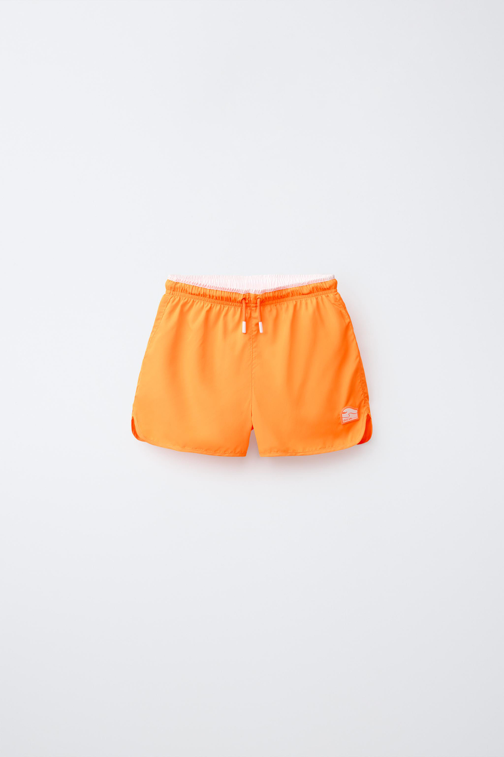 ZARA ОДНОТОННЫЕ ПЛАВКИ, НЕОНОВЫЙ ОРАНЖЕВЫЙ