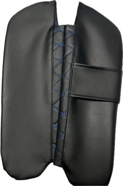 Чехлы на козырьки Волга 3110, 31105(синяя нить Бабочка)