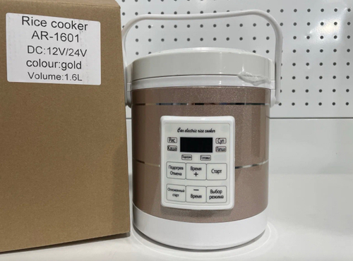 AR-1601 / 1.6 L Портативная автомобильная мультиварка 1.6 литра, 12-24 в, gold