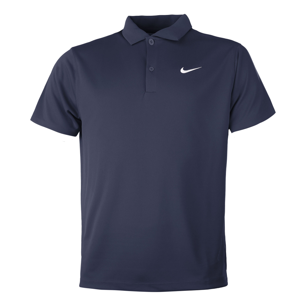 Мужское теннисное поло Nike Dri-Fit Solid Polo Men - Dark Blue