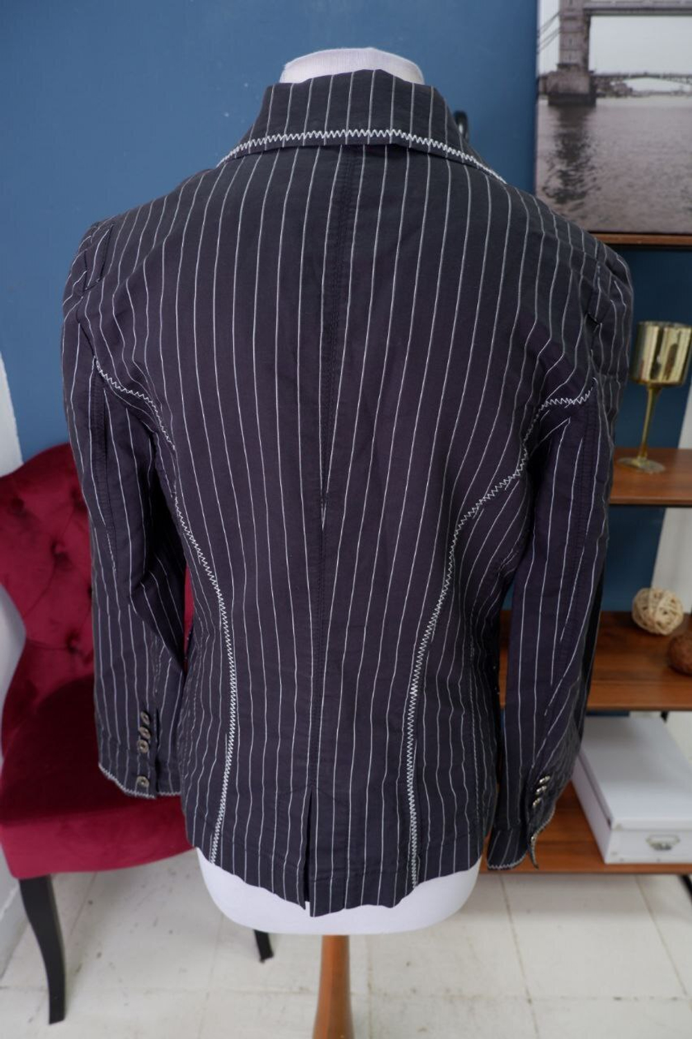 Жакет Apanage в полоску 46 размер