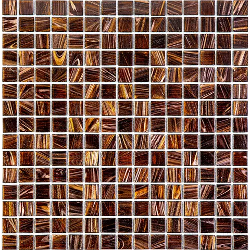 Choco мозаика Bonaparte стеклянная коричневый темный квадрат