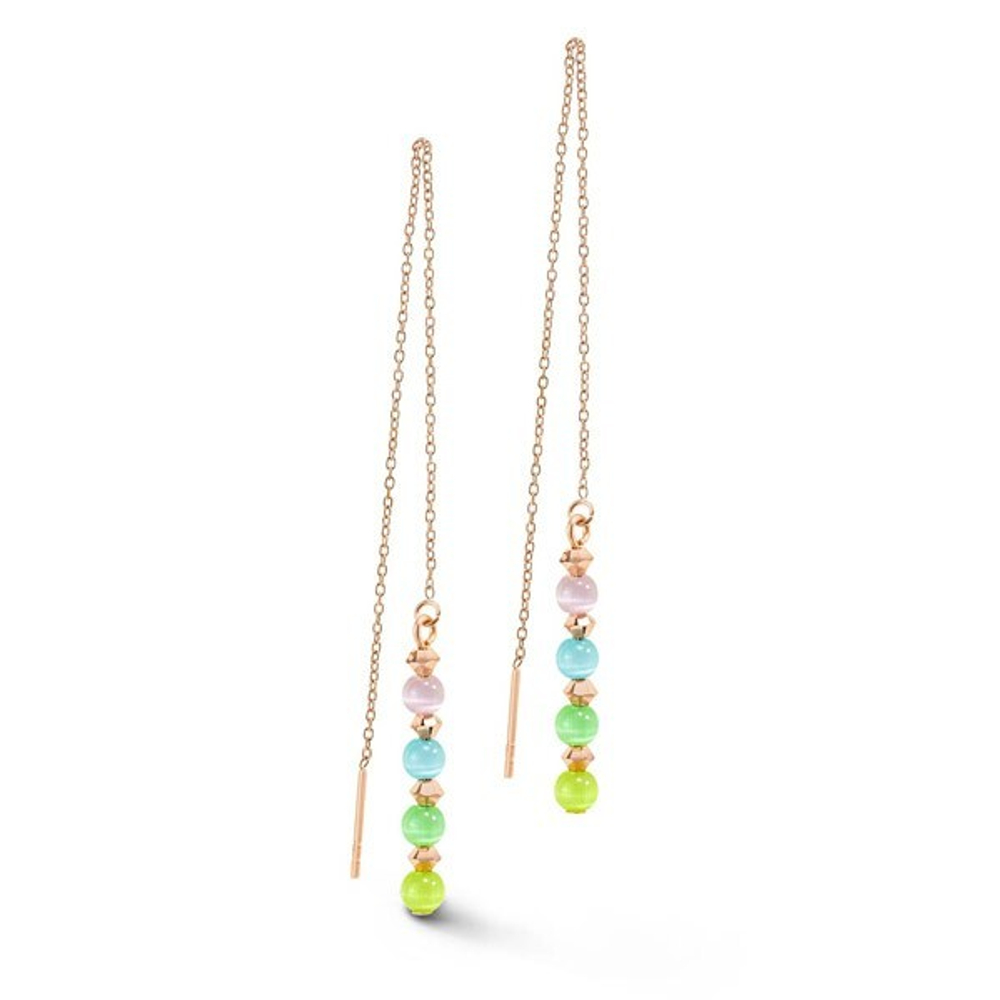 Серьги-пусеты Coeur de Lion Multicolour Pastel 1 6021/20-1522 цвет мультиколор