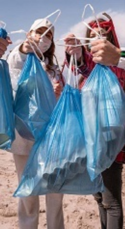 Мешки мусорные с завязками 60 л 60х70 см 23 мкм Идеал (10/450шт)