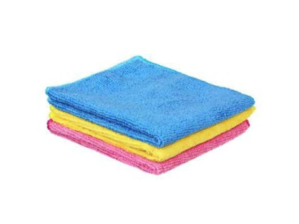 Набор салфеток из микрофибры универсальные 25*35см (2шт/уп) 3 цвета VETTA