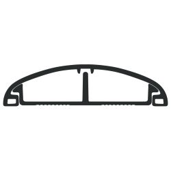 Кабель-канал ЭРА KK-50-12-FB напольный черный RAL 9004 50х12мм 48м