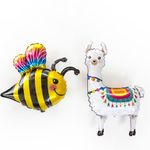 Шар (15"/38 см) Мини-фигура, Радужная пчелка 1 шт.