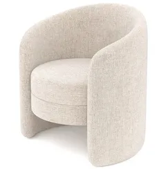 Кресло Ellipse E7.4 (молочный, рогожка)