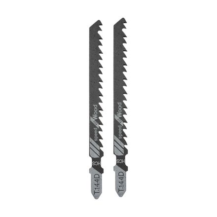 Пилка для электролобзика 100 мм 6 з/д 8-60 мм T144D (2 шт./уп.) (дерево) KRANZ