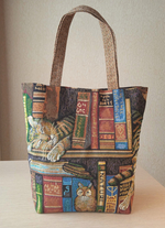 Гобеленовая сумка Библиотекарь (39х39х12)