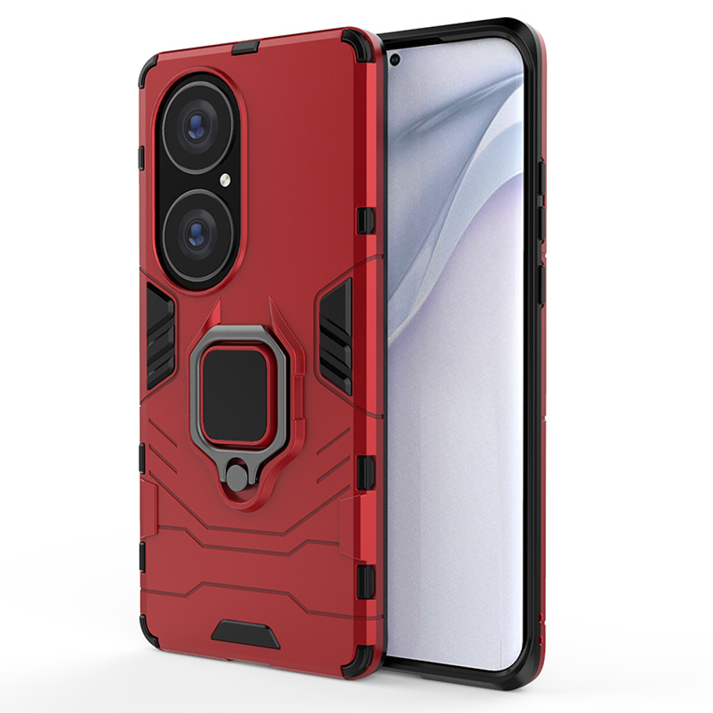 Противоударный чехол с кольцом Panther Case для Huawei P50 Pro