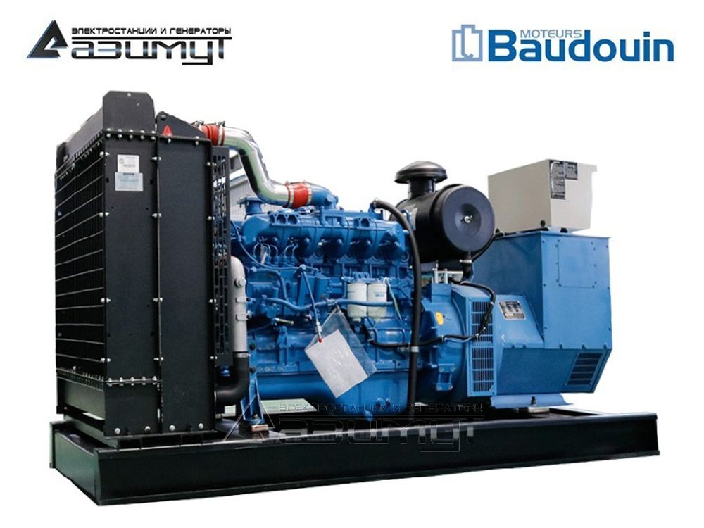 Дизельный генератор Азимут АД-300С-Т400-1РМ9 Baudouin