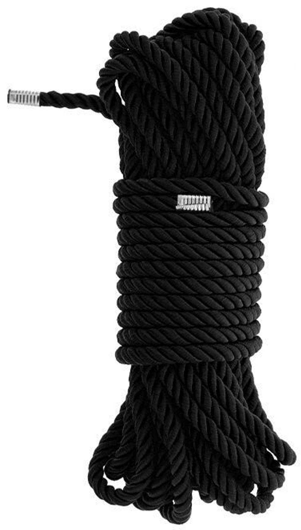 Черная веревка для бондажа BONDAGE ROPE - 10 м. (Цвет: черный)