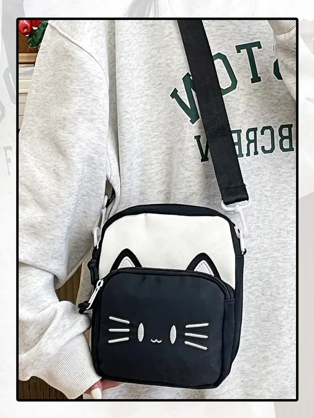 Сумка для девочки подростка через плечо сумочка игрушка кот