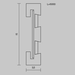 Шинопровод магнитный Maytoni   TRX200-115B