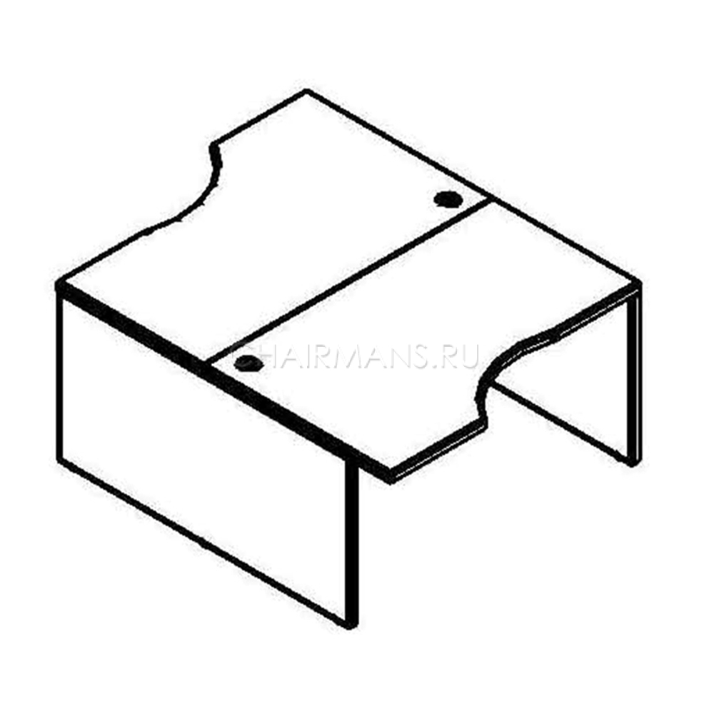 Стол двойной Skyland XTEN X2CET 149.3 белый