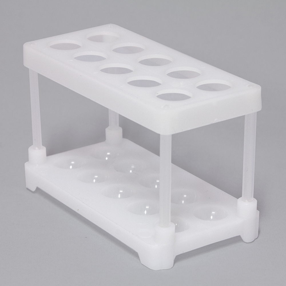 Штатив для пробирок 10 гнезд (полиэт.ШЛПП-10),1шт.