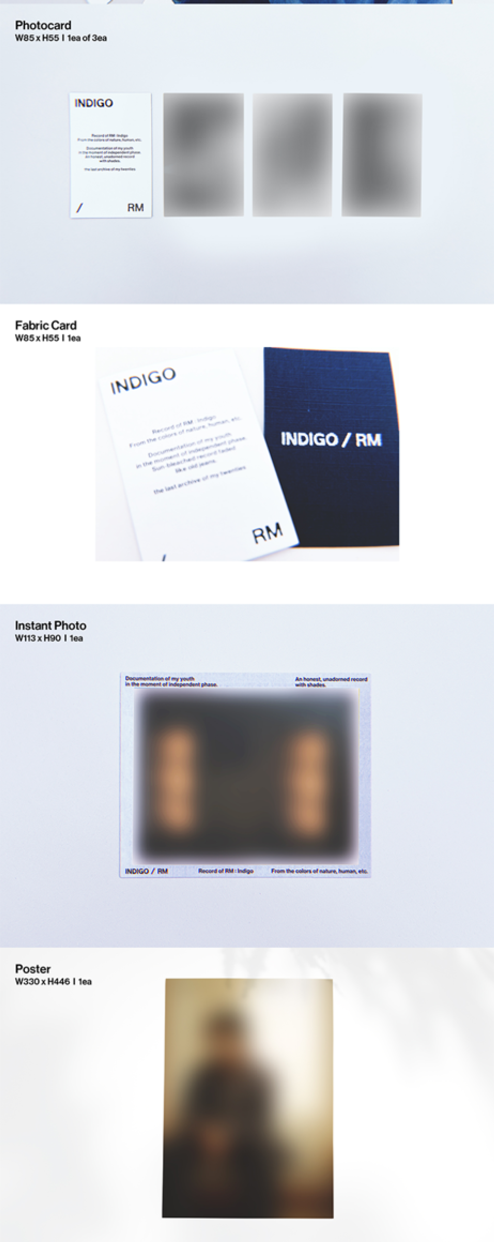 Альбом RM (BTS) - [Indigo] (Book Edition)