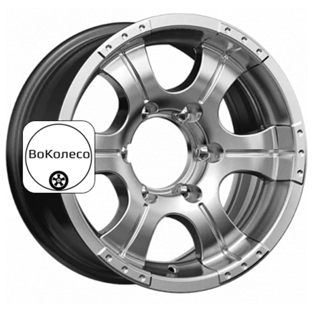 7x15/5x139,7 ET-5 D110,1 Байконур (КС473) Дарк платинум K&K