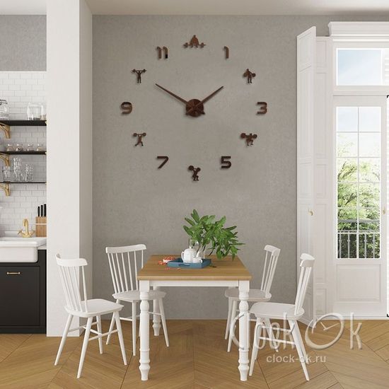 Настенные 3D часы Gym