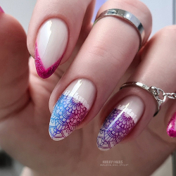 Лак для стемпинга Swanky Stamping Metallic 10 красно-пурпурный