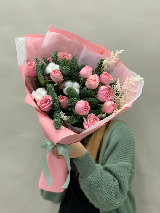 Букет цветов Яблоки на снегу