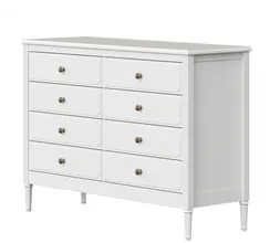 Комод Elit 8 ящиков (белый)