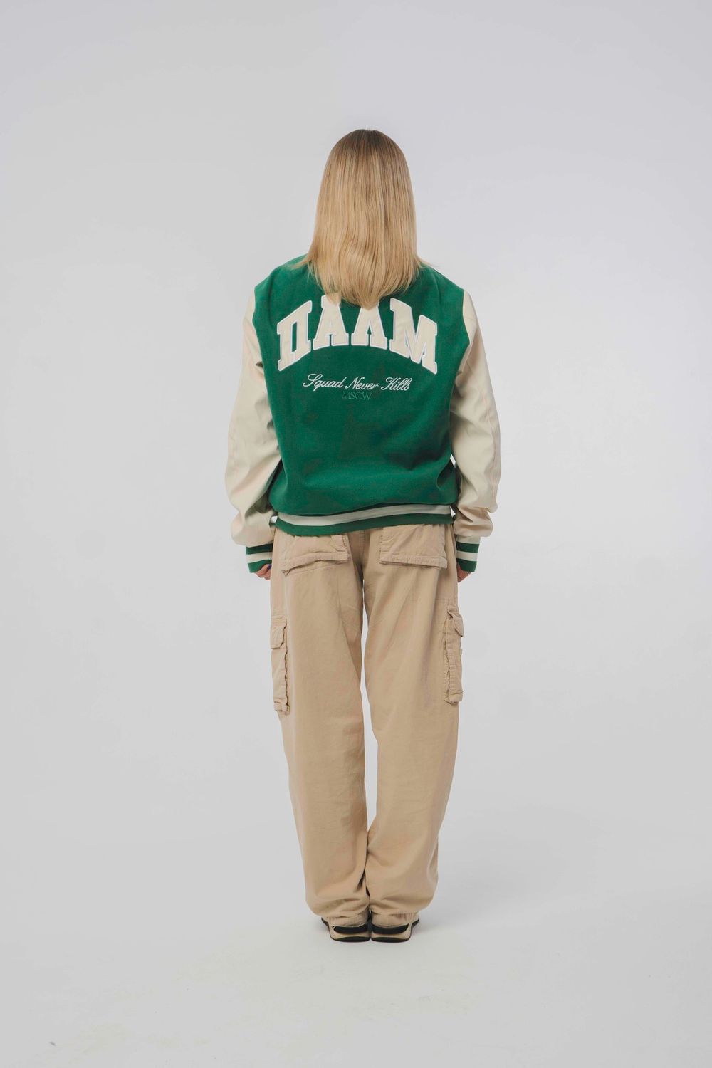 Купить Бомбер Колледж "Saint Exupery" Зеленый Бомбер Колледж "Saint Exupery" Зеленый