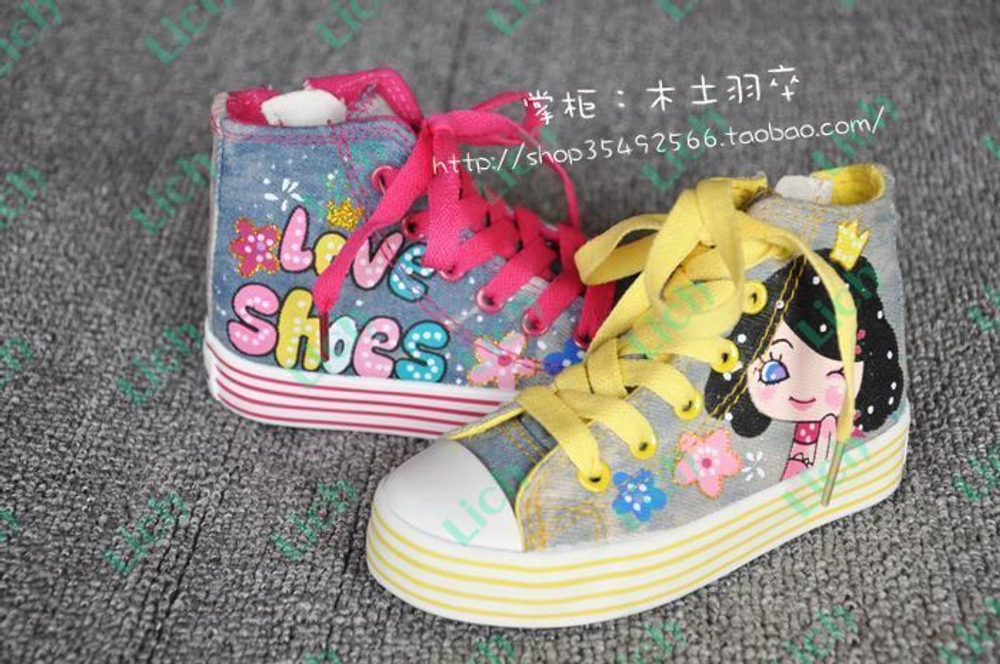 Кеды Love Shoes с принтами