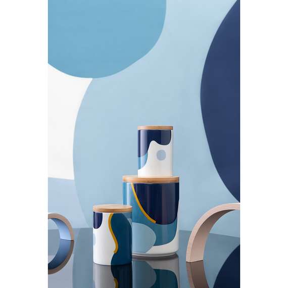 Банка для хранения синего цвета Freak Fruit, 1,25л