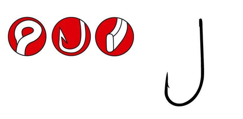 Крючок Gamakatsu Hook LS-5413F Black 12P N/L №10