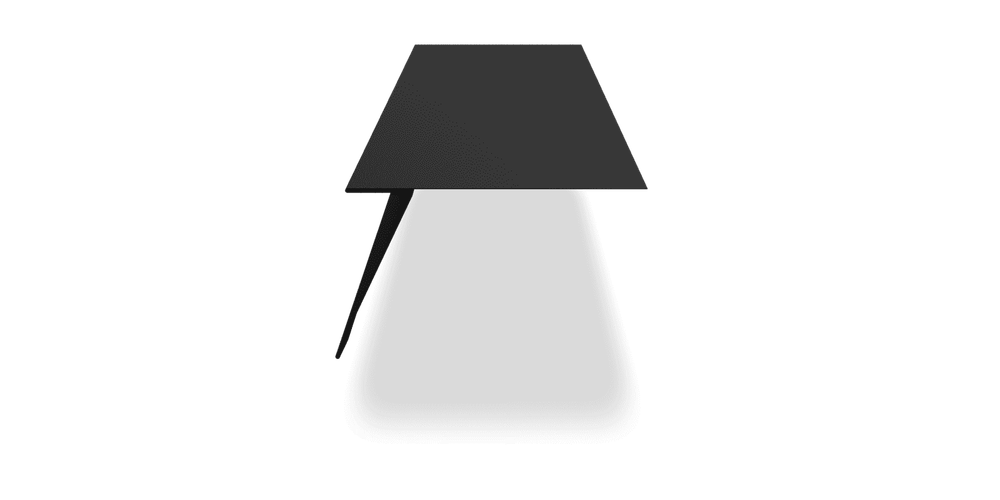 Планка карнизная фальц 130х80х2000 Satin Matt