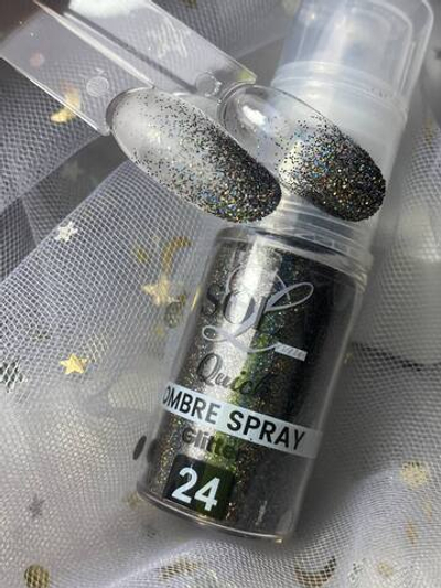 Sola Quick Ombre Dry Spray 24 Glitter - Сухой Спрей-омбре для градиента, 10мл