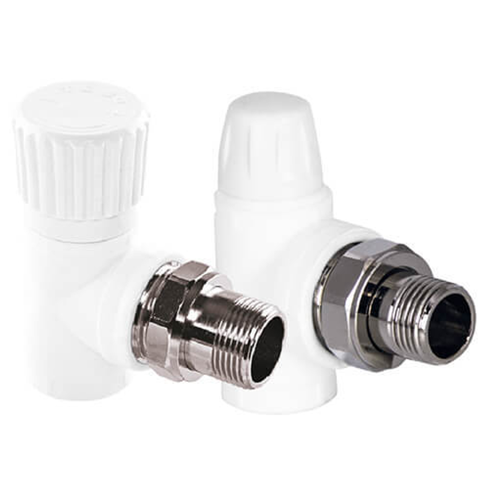 Комплект TEBO C--TB №11 1/2* (клапан запорный угловой 20x1/2*, вентиль угловой 20x1/2*)