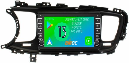 Магнитола для KIA Optima 3 2013-2015 TF - Airoc AB-2342 (кнопки и крутилки), Android 13, TS20, 6/128Гб, SIM-слот, CarPlay