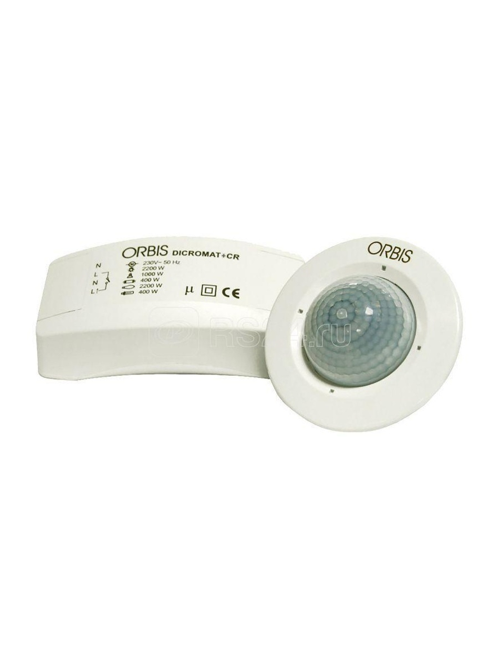 Датчик присутствия DICROMAT + CR 230В Orbis OB134512