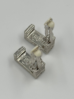 Клипсы с голубыми кристаллами Givenchy