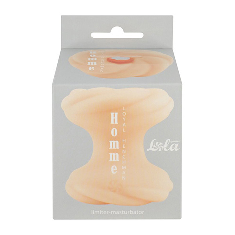 Телесный мастурбатор-стоппер 8см Lola Games Homme Loyal Henchman 7010-01lola