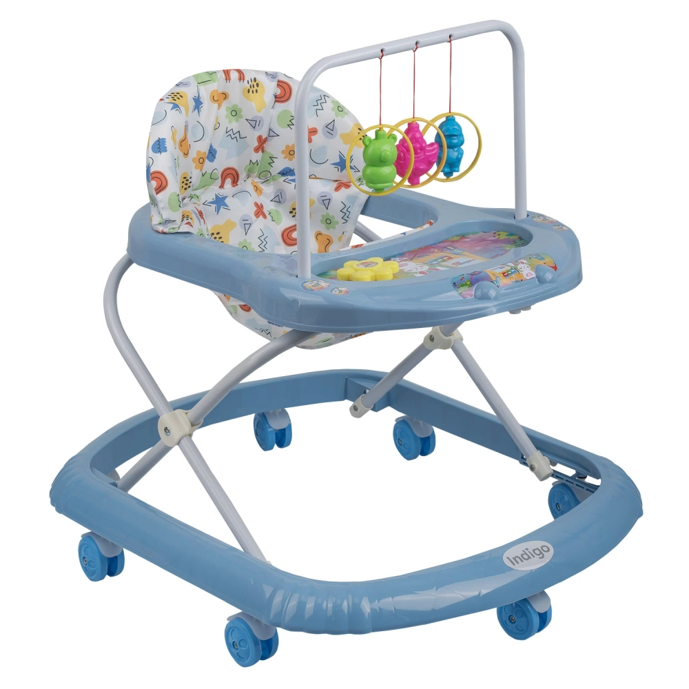 Ходунки детские "Карусельки" , 7 колес, игрушки на подвесе, музыка, цвета в ассортименте, для детей с 6 мес.