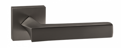 Ручка квадрат Ренц Равена 302-03 MBN, цвет никель черный матовый(графит) ЦАМ (гарантия - 10 лет)