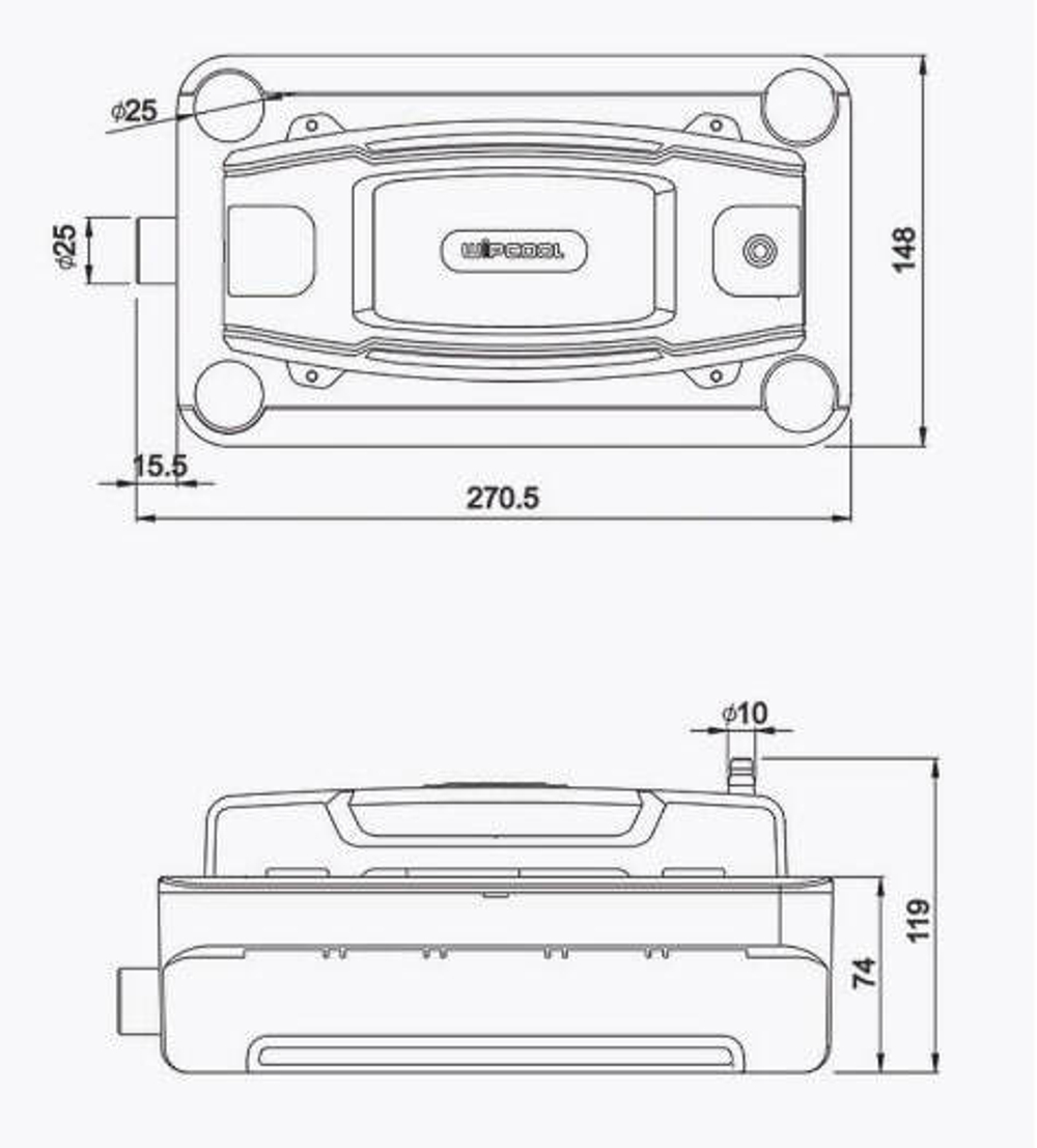 Дренажная помпа WipСool P380 1.8л