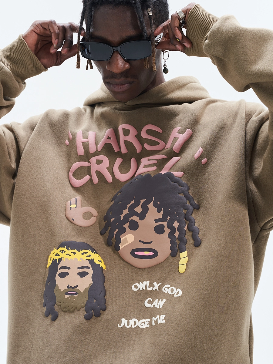 Худи HARSHandCRUEL "Only God" Oversized Hoodie