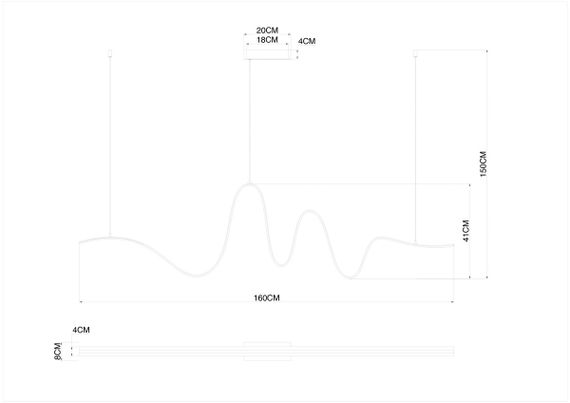 Подвесной светодиодный светильник Divinare Stark 1926/01 SP-34