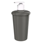 ДИСПЕНСЕР ДЛЯ ЖИДКОГО МЫЛА SCANDI 83х180ММ, 0,4Л (Серый)