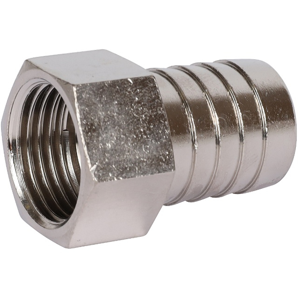 Штуцер с внутренней резьбой STOUT SFT 0066 - 1/2" x 20 мм (латунь никелированная)