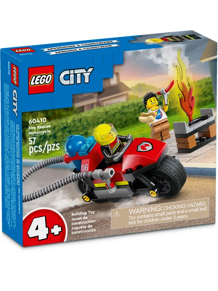 Конструктор City 60410 Пожарно-спасательный мотоцикл