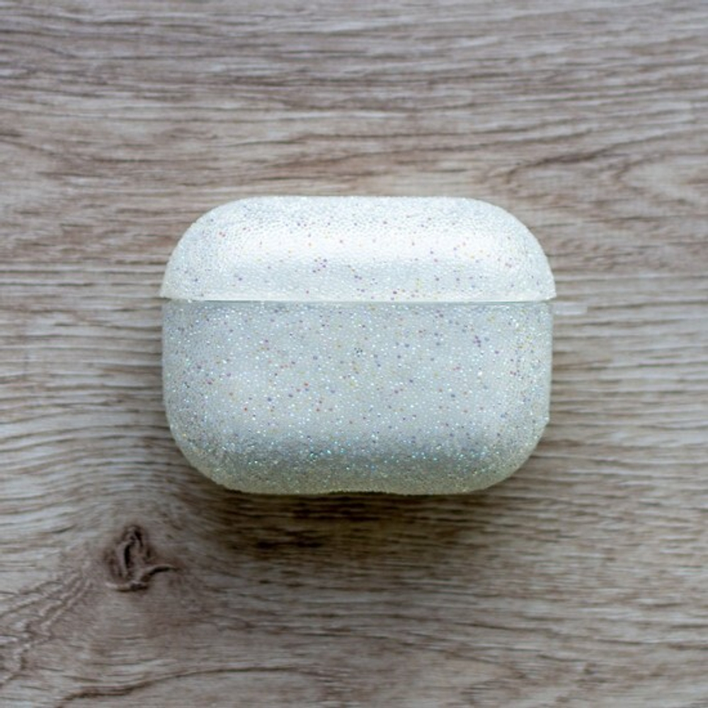 Чехол с блестками для AirPods Pro, 011940 Малиновый